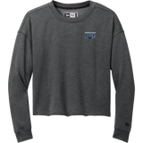 Kensington Valley Ravens New Era Ladies Tri-Blend Fleece Crop Crew