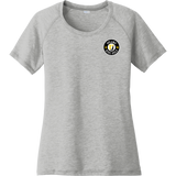 Upland Disc Golf Ladies PosiCharge Tri-Blend Wicking Scoop Neck Raglan Tee